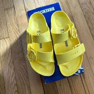 Yellow Birkenstocks